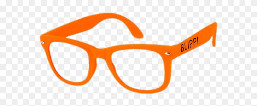 Blippi Glasses Transparent Png - Nerd Glasses Clipart
