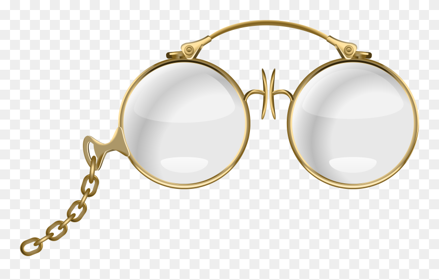Banner Free Stock Free Clipart Of Eyeglasses - Gold Eye Glasses Png Transparent Png