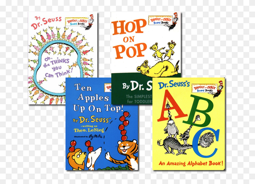 Seuss Clip Art - Dr Seuss Books - Png Download