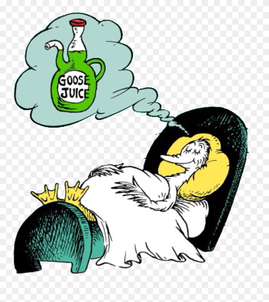 Seuss Wiki - Dr Seuss Sleep Book Goose Juice Clipart