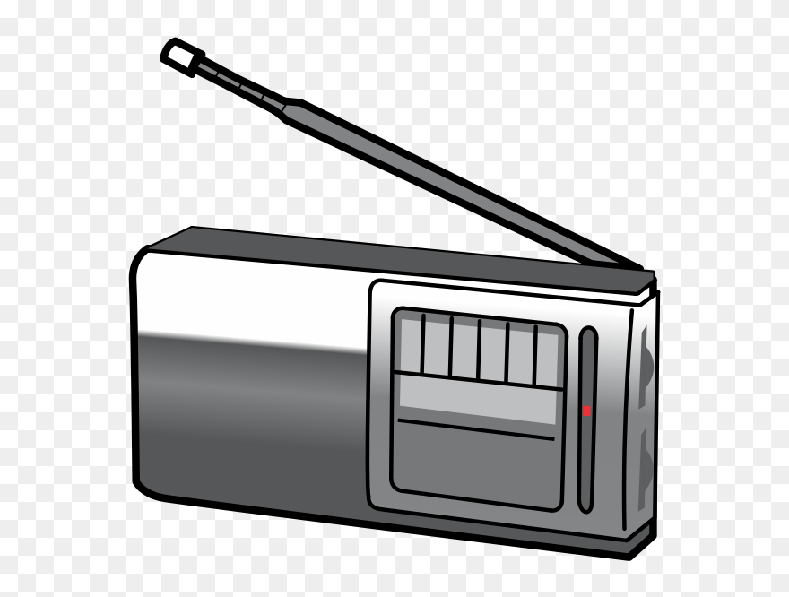 Simple Portable Radio - Radio Clipart - Png Download