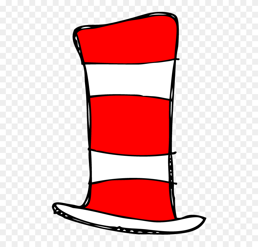 The Cat In The Hat Wacky Wednesday Snack Hors D"oeuvre - Transparent Background Cat In The Hat Hat Png Clipart
