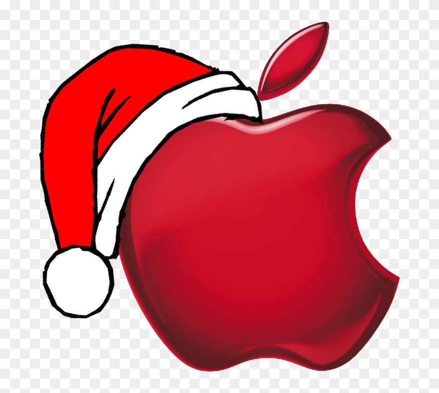 Of Macs N Min - Christmas Apple Clipart