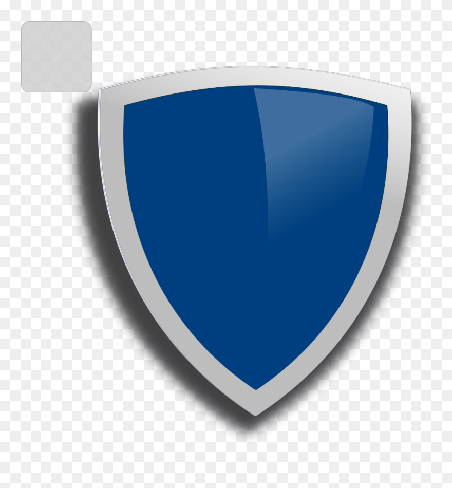Blue Edged Shield Svg Clip Arts - Shield - Png Download