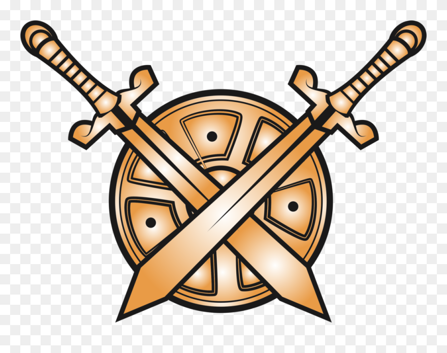 Swords And Shield - Sword And Shield Png Clipart