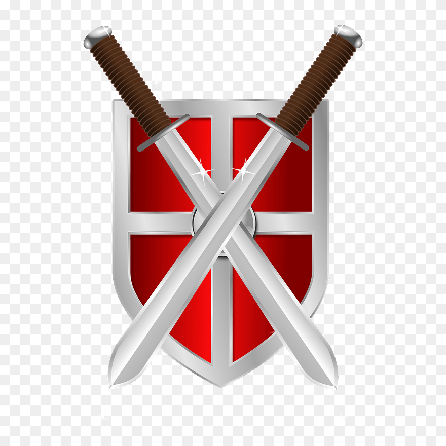 Swords And Shield Clipart - Ancient Rome Sword And Shield - Png Download
