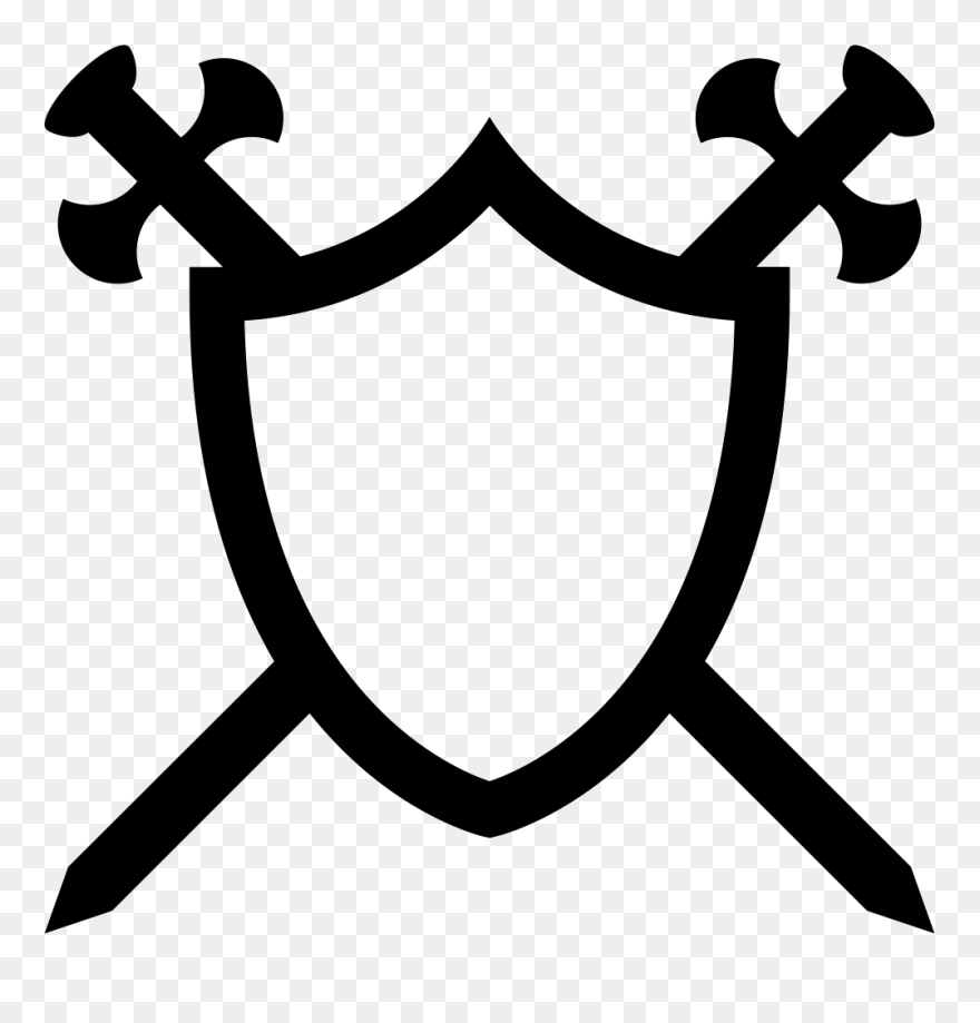 Free Clipart Cross Shield Graphic Free Download Shield - Sword And Shield Png Transparent Png