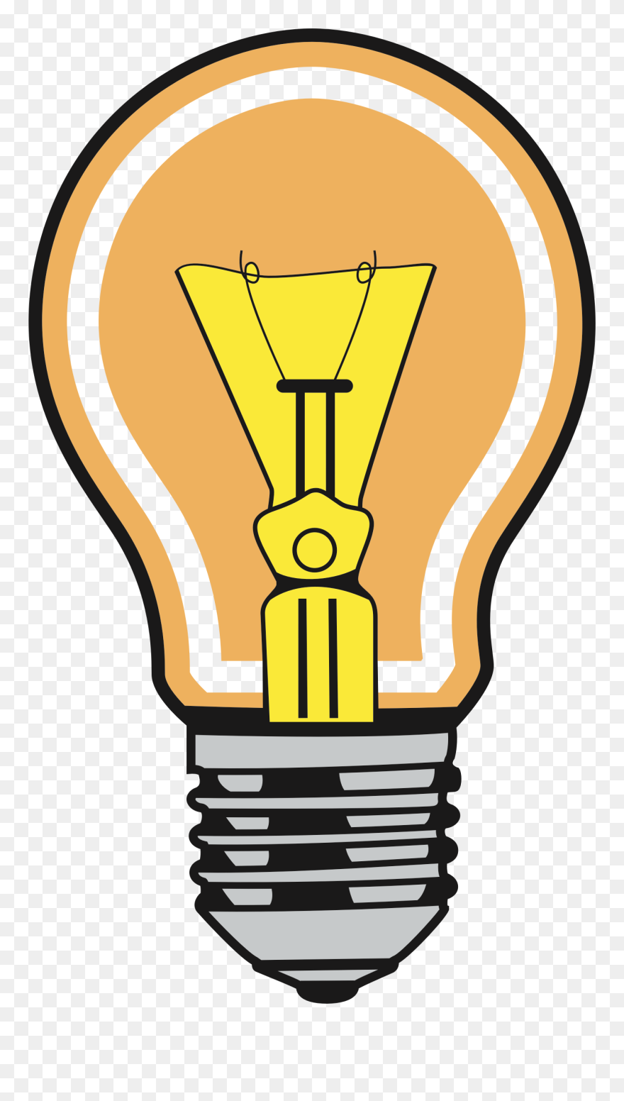 Incandescent Light Bulb Clip Art Others Transprent - Incandescent Light Bulb Clip Art - Png Download