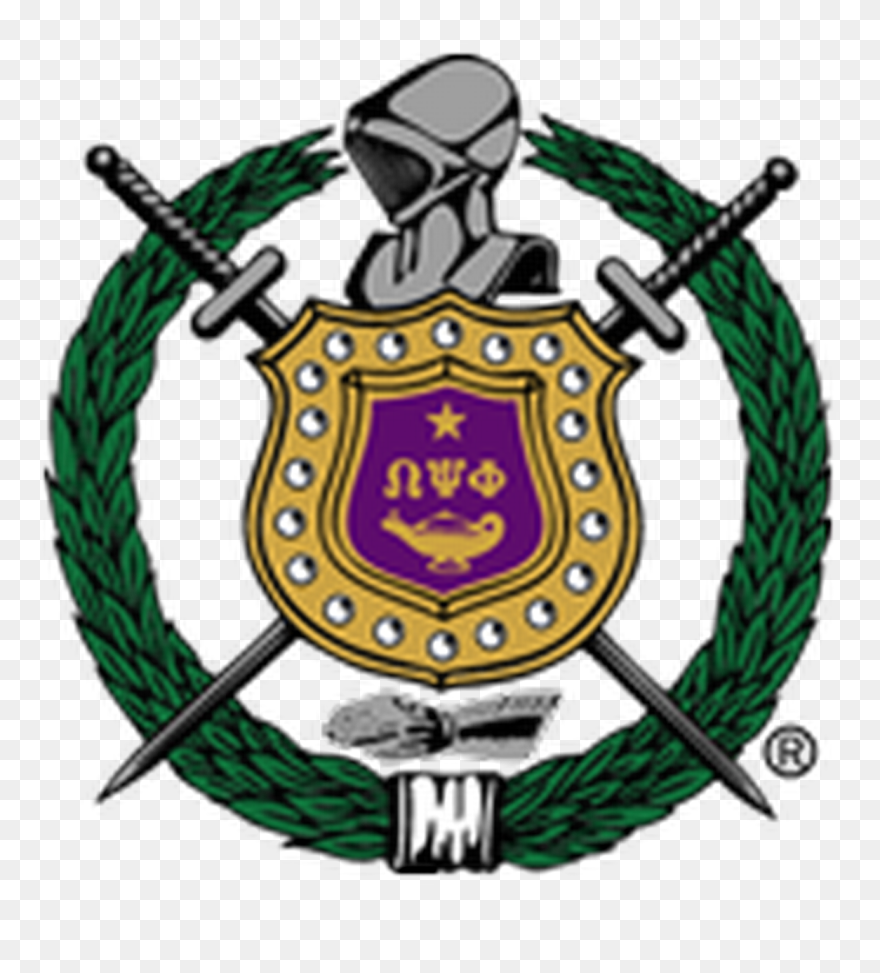 Omega Psi Phi Crest Transparent & Png Clipart Free - Omega Psi Phi Fraternity