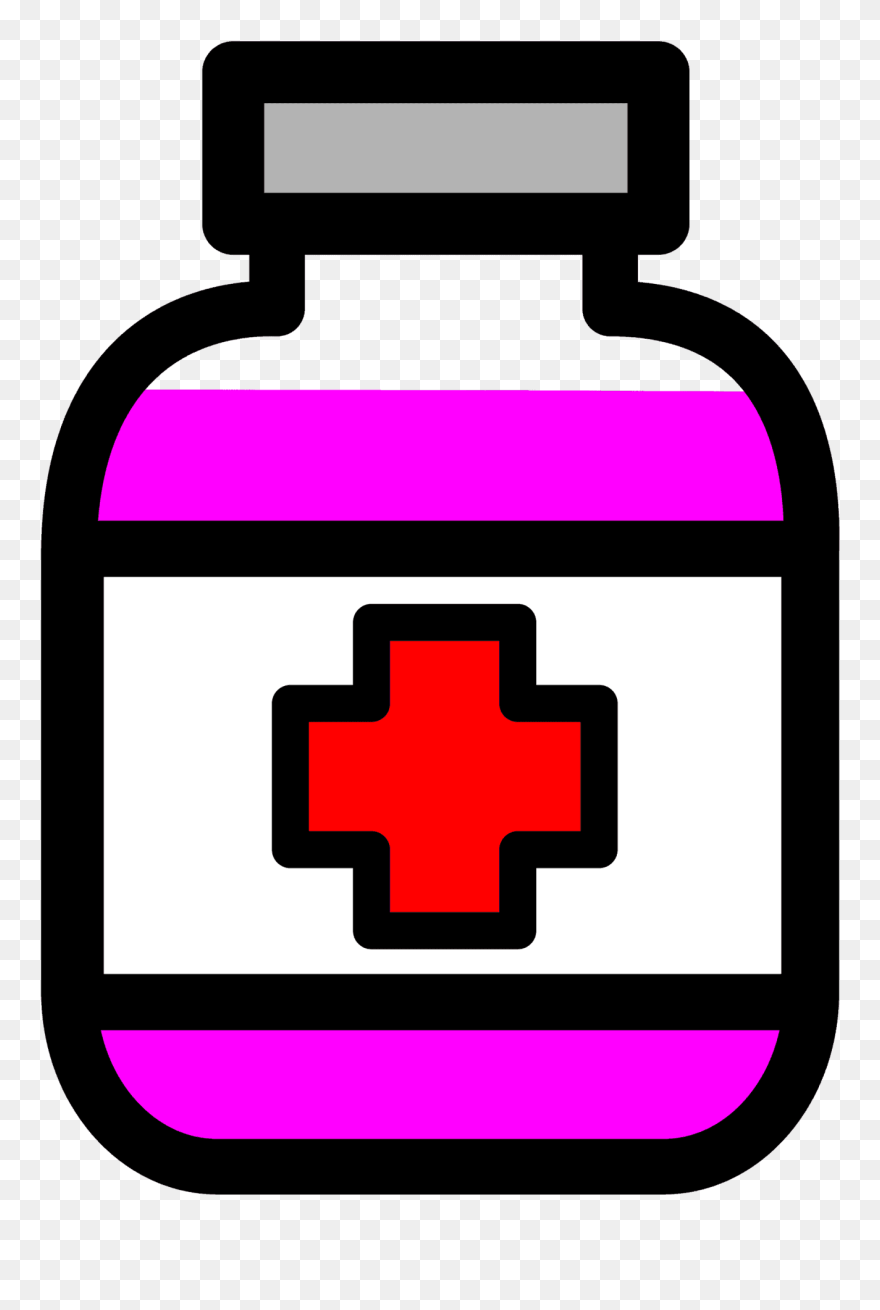 Clipart Pill Bottles Clip Library Stock Pill Bottle - Medicine Clipart - Png Download