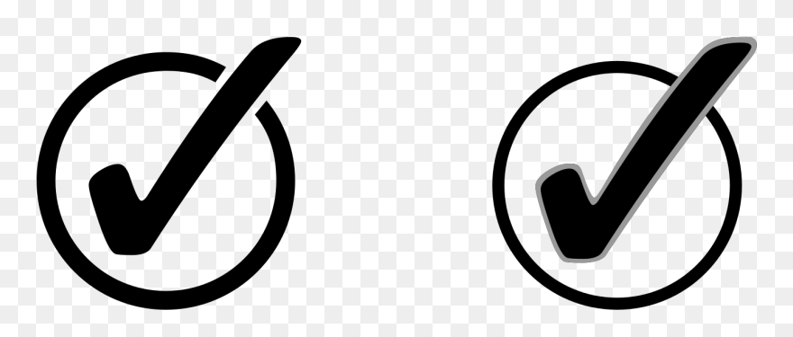 Checkmark Circle Svg Icon Clipart