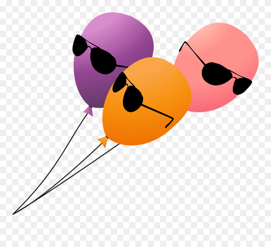 Birthday Balloon Graphics - Funny Balloon Png Clipart