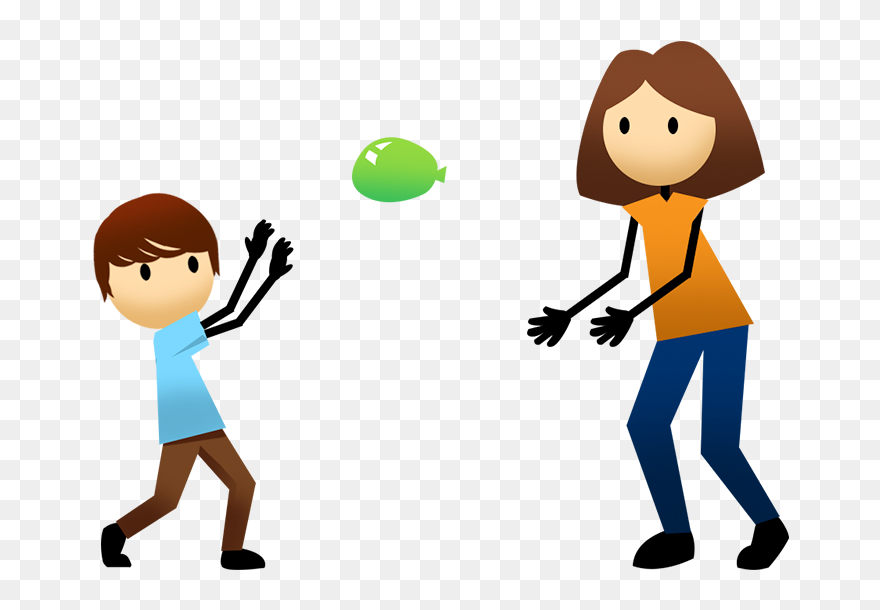 Volleyball Clipart Vector - Water Balloon Toss Clipart - Png Download