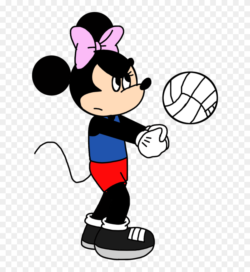 Transparent Volleyball Player Clipart - Free Clipart Disney Volleyball - Png Download