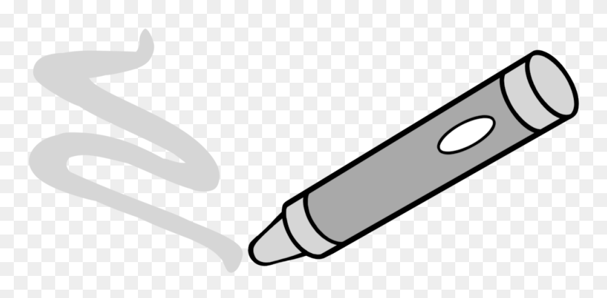Crayons Clipart Gray, Crayons Gray Transparent Free - Silver Crayon Clipart - Png Download