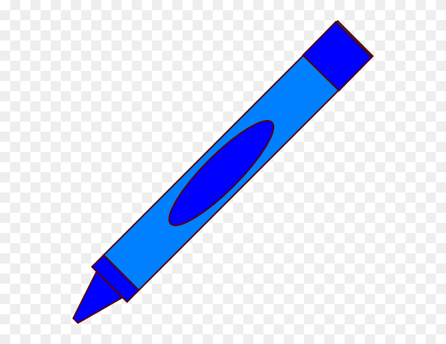 Clip Art Danasojak Top - Blue Crayon Clipart - Png Download
