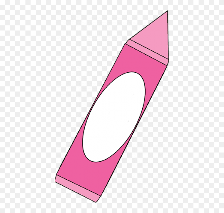 Big Crayons Clipart Clip Free Stock Collection Of 14 - Clip Art Pink Crayon - Png Download
