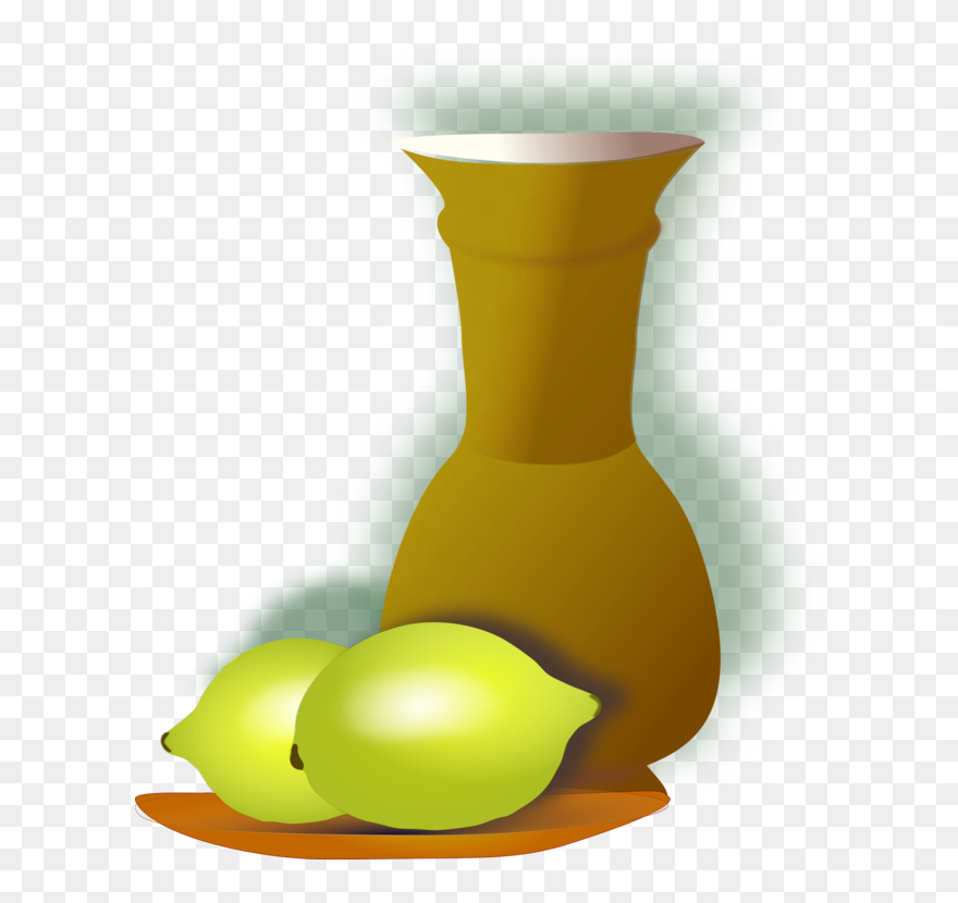 Fruit,yellow,vase - Limon Natürmort Sürahi Clipart