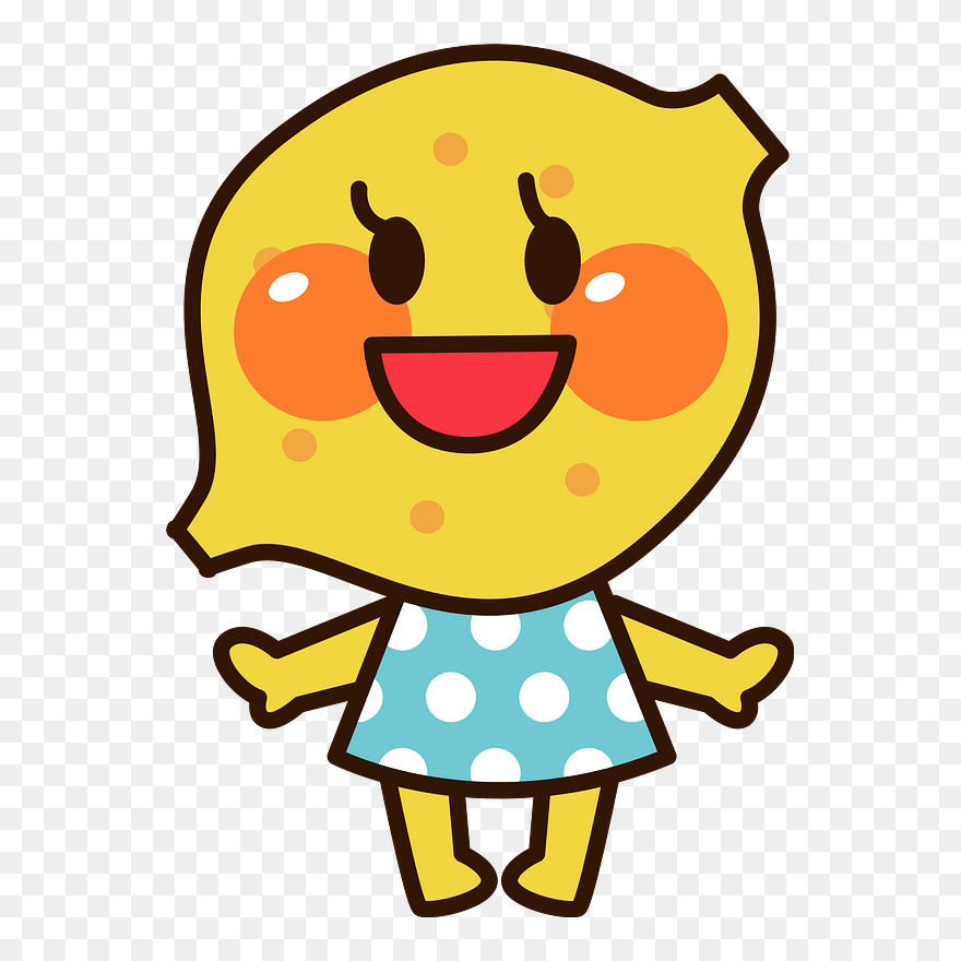 Lemon Character Clipart - Coffee Clip Art - Png Download