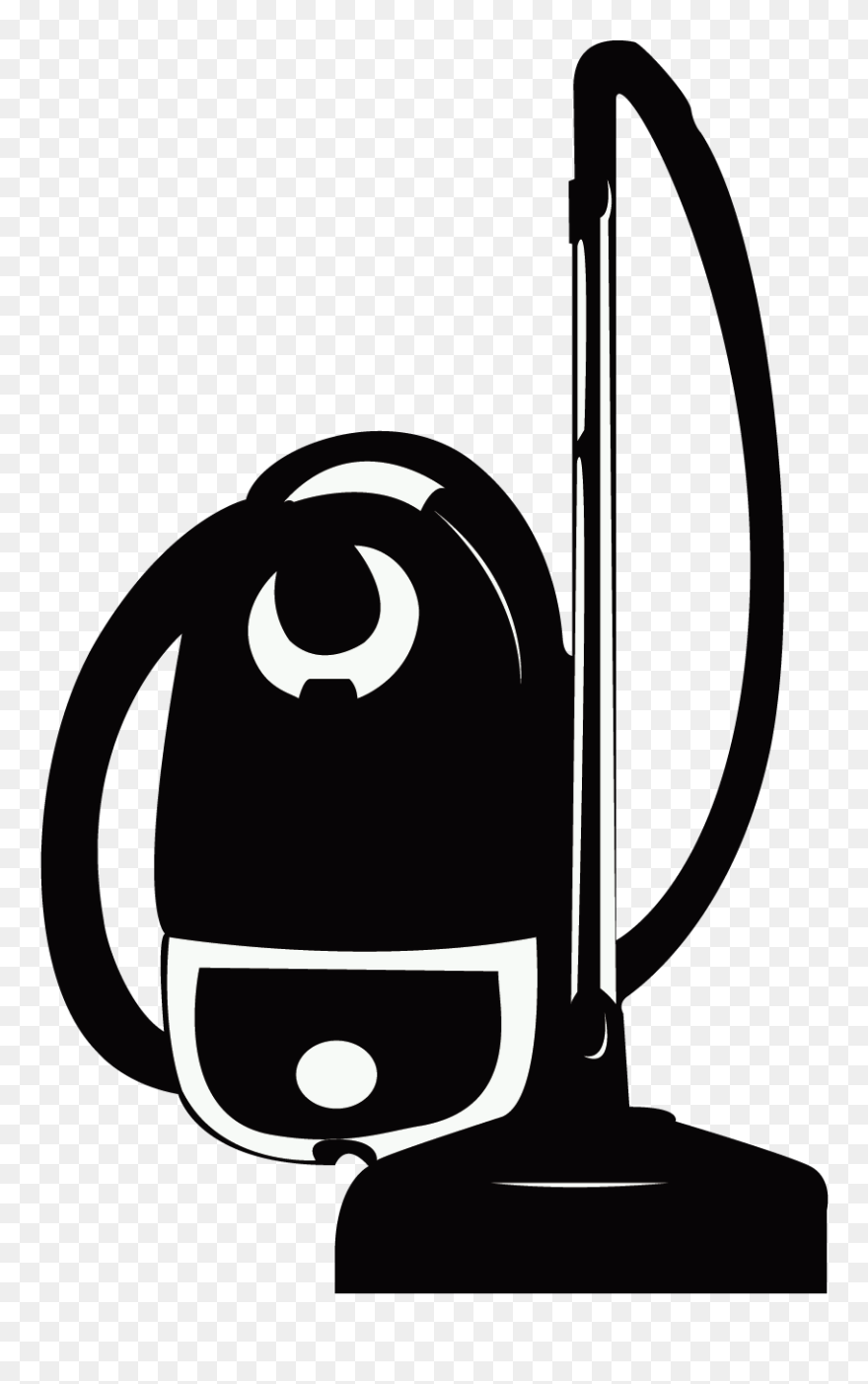 Vacuum Silhouette At Getdrawings - Vacuum Cleaner Silhouette Png Clipart