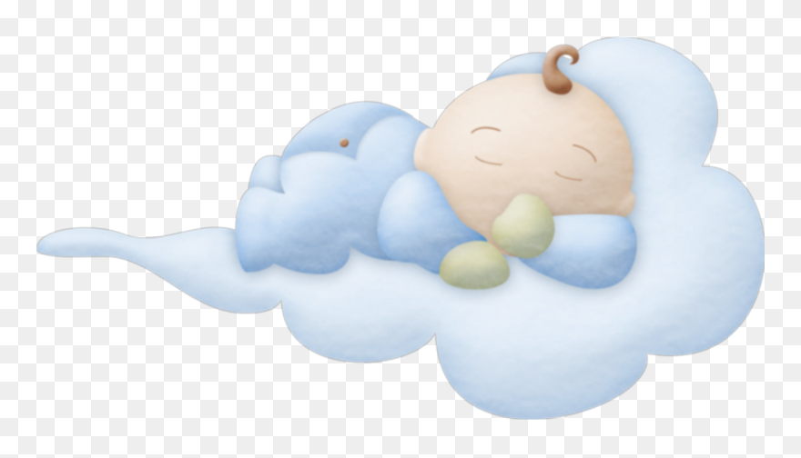 #ftestickers #clipart #cloud #baby #asleep #sleeping - Sleep - Png Download