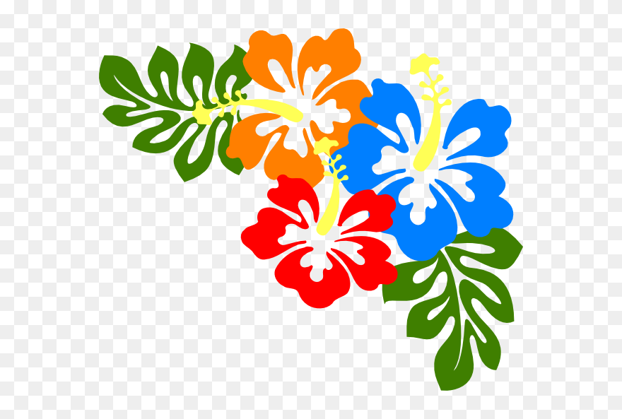 Keanu S Hibiscus Svg Clip Arts - Transparent Hawaiian Flower Clipart - Png Download