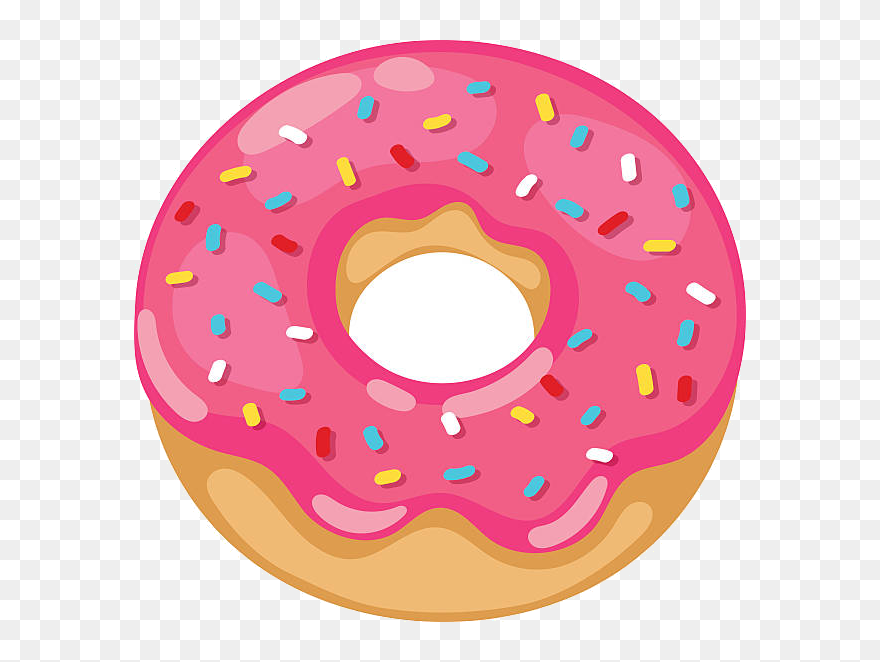 Donuts Clipart Real Donut, Donuts Real Donut Transparent - Clipart Transparent Background Donut - Png Download
