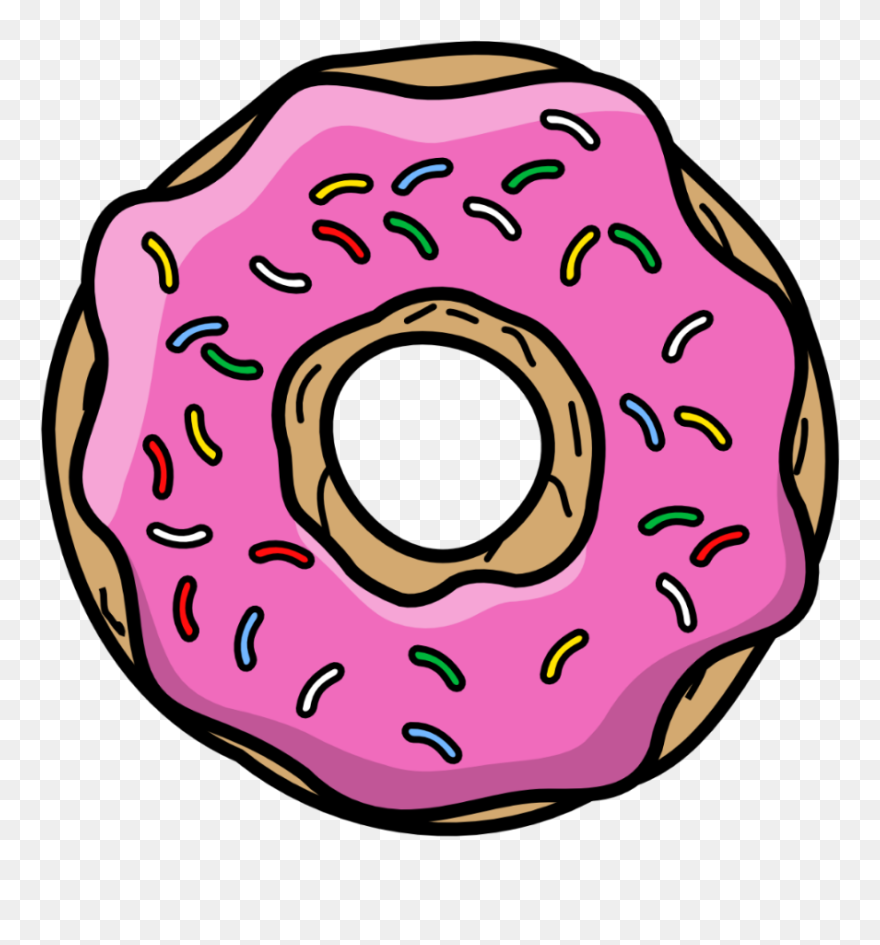Donuts Portable Network Graphics Clip Art Bakery Image - Simpsons Donut Png Transparent Png