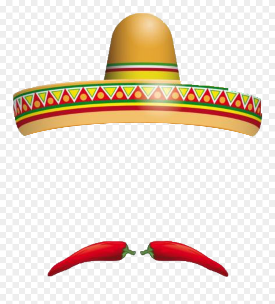 #cincodemayo#prop #sombrero #hat #mustache #vivamexico Clipart