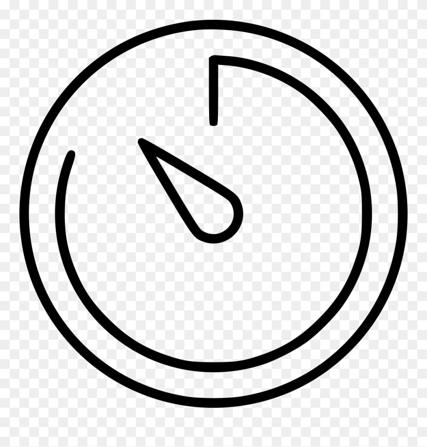 Transparent Reading Clipart - Stopwatch - Png Download