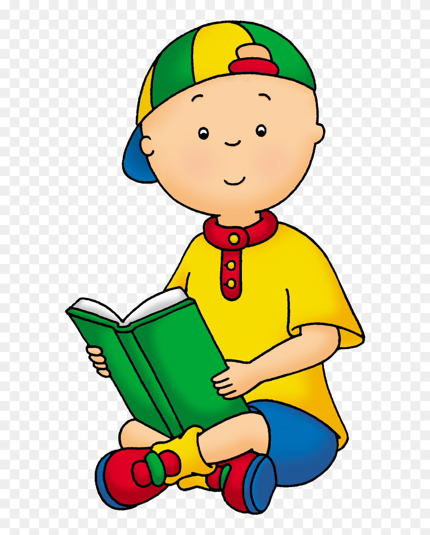 Clipart Reading Mom Baby - Caillou Png Transparent Png