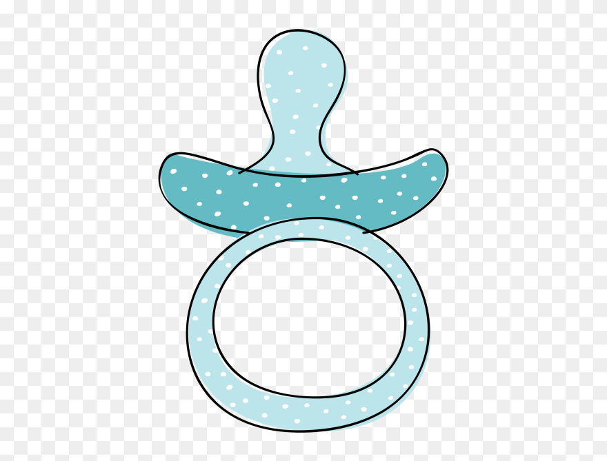 Blue Pink Baby Pacifier Clipart - Png Download