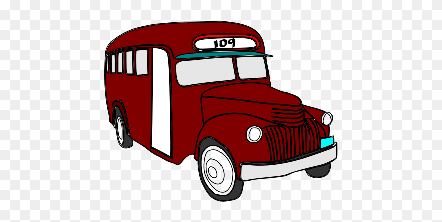 Bus Clipart, Vector Clip Art Online, Royalty Free Design - Clip Art - Png Download