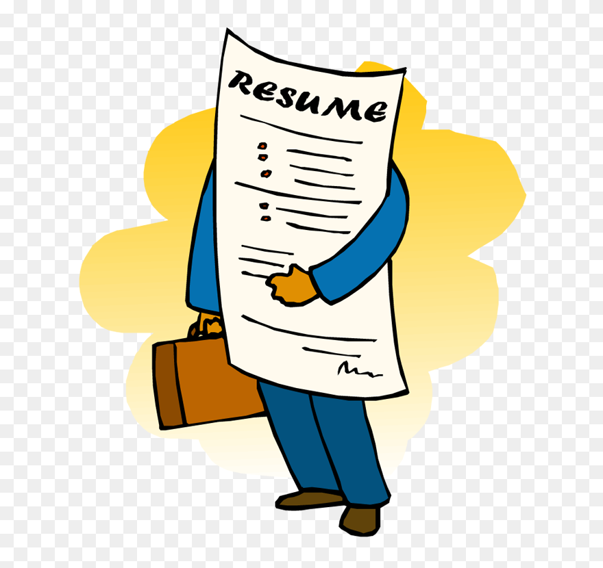 Job Resume Clipart - Job Clip Art - Png Download