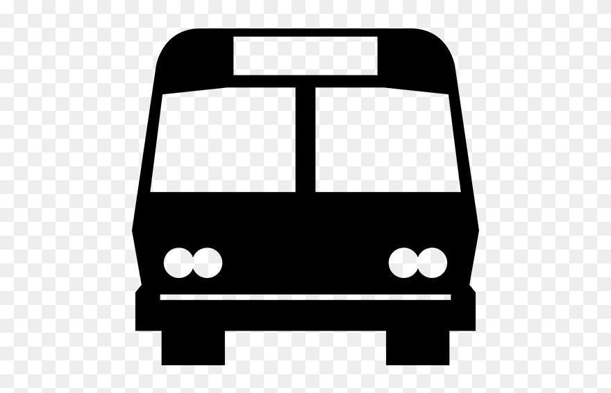 School Bus Clipart Outline Jpg Black And White School - Transparent Background Bus Clipart Png