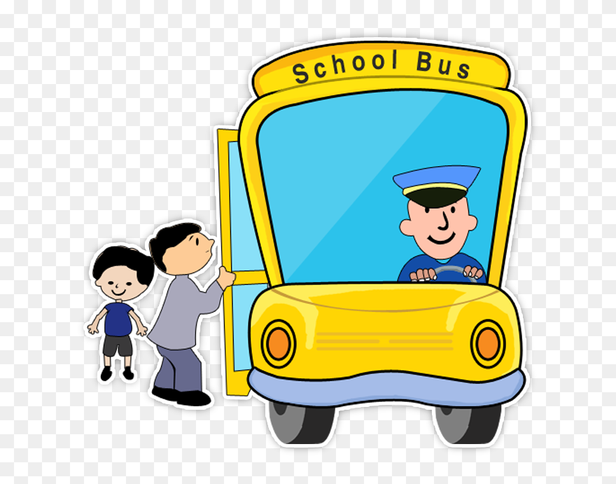 Driving Clipart Indian Bus Conductor - Clipart School Bus Driver - Png Download