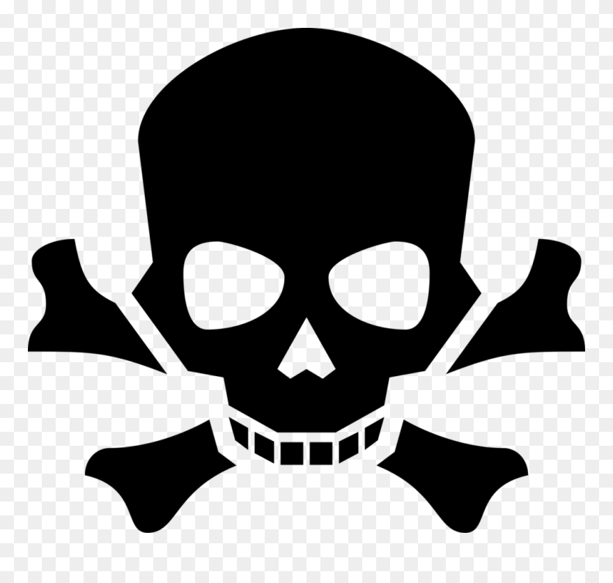 Skull Clip Art Vector Clip Ar - Skull And Crossbones Clipart - Png Download