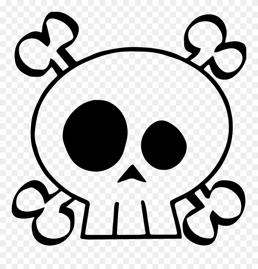 Skull And Bones Kids Clipart