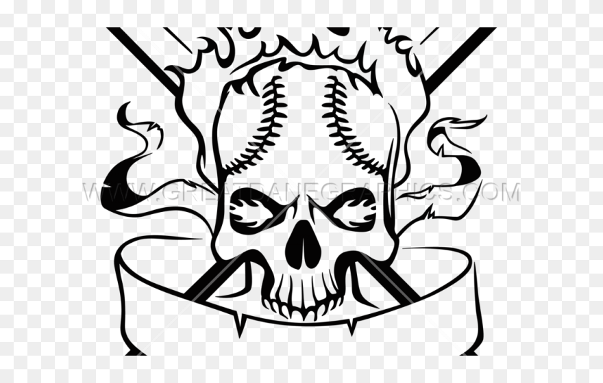 Transparent Skull Clipart Black And White - Portable Network Graphics - Png Download