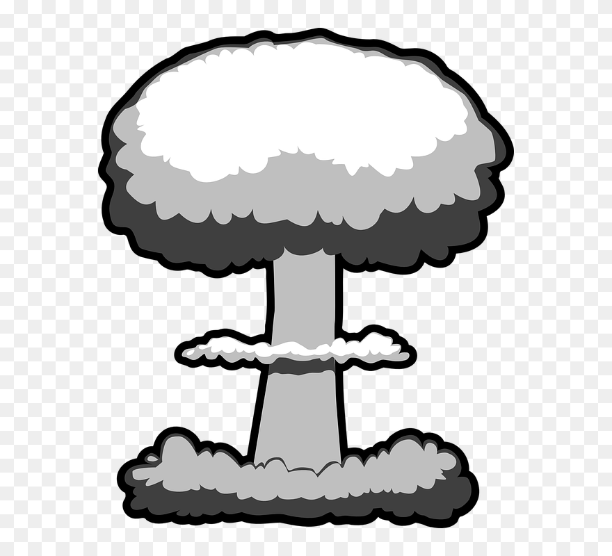 Explosion Clipart Pow - Nuclear Explosion Clipart - Png Download