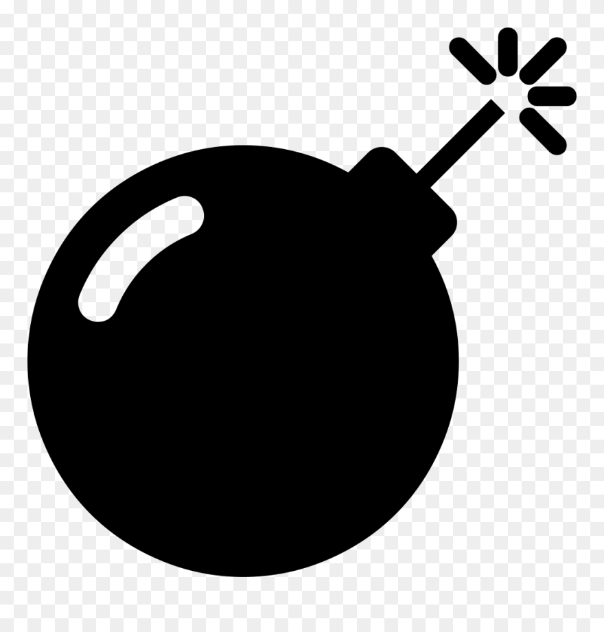 Explosion Clipart Svg - Bomb Icon Png Transparent Png