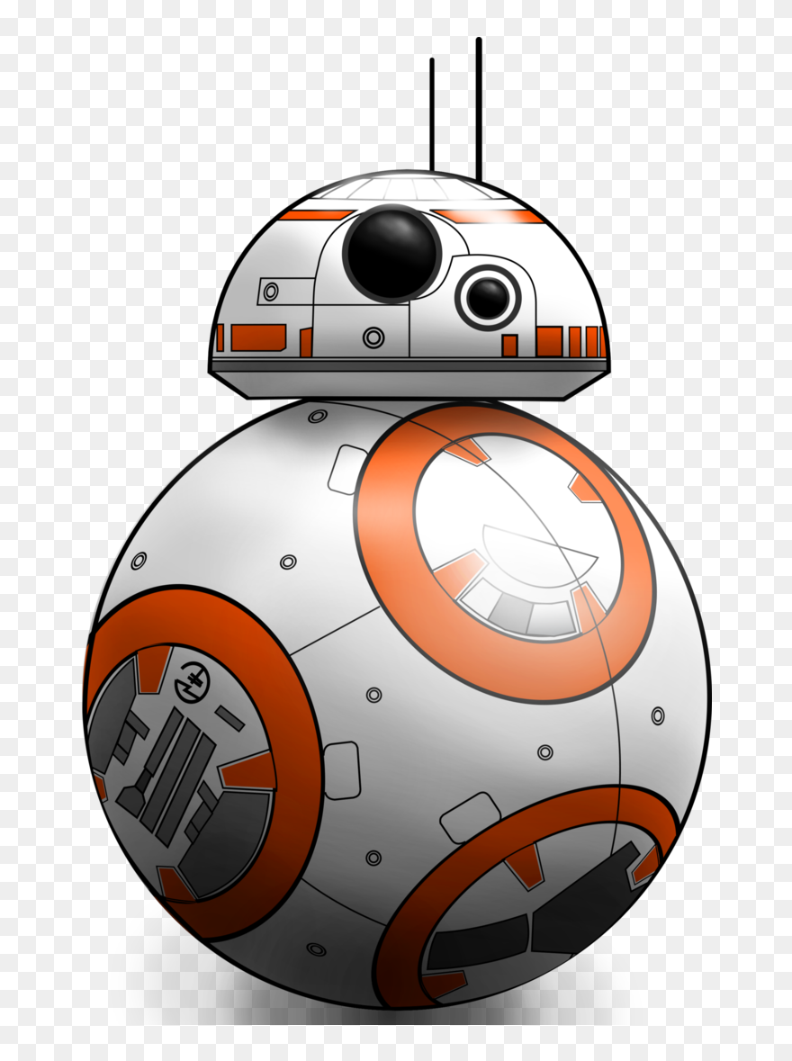 Star Wars Bb8 Clip Art - Bb8 Star Wars Clipart - Png Download