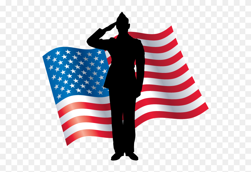 United States Soldier Salute Military - Veterans Day 2019 Clip Art - Png Download