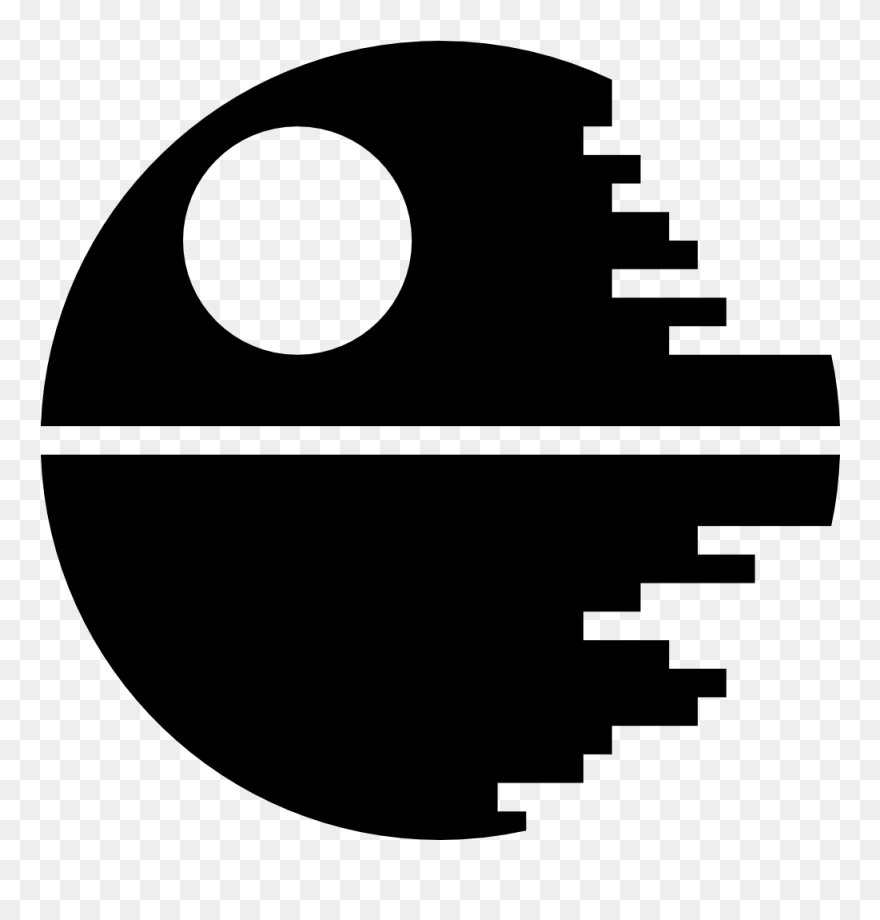 Star Wars Death Star Clipart Black And White - Death Star Clipart - Png Download