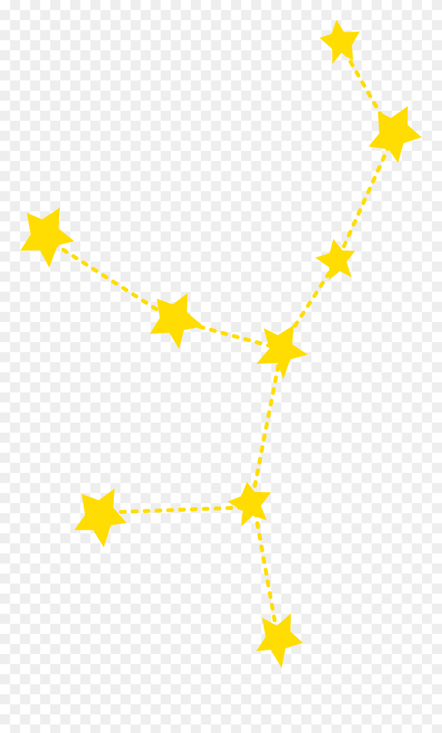 Constellations Vector Clipart - Clipart Constellations Transparent Background - Png Download