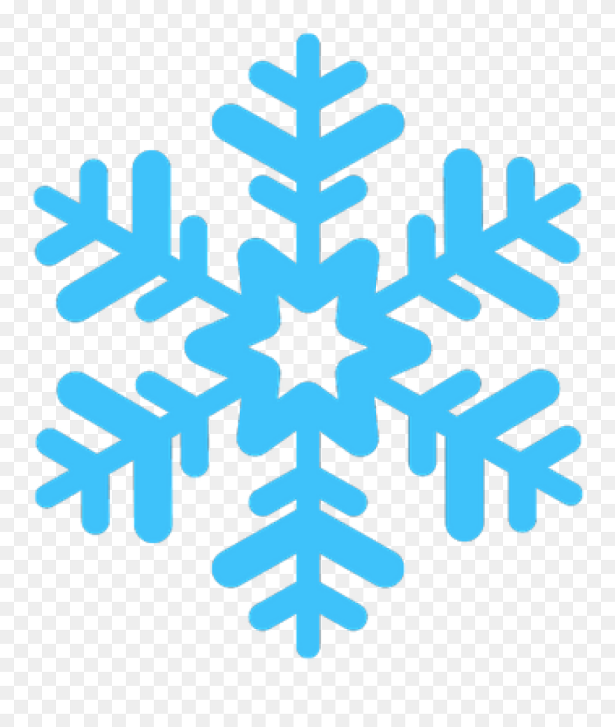 Snowflakes Background Transparent & Png Clipart Free - Snowflake Clip Art Png