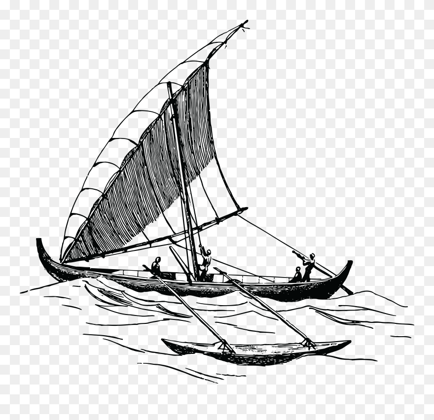 Cliparts For Free Download Boats Clipart And Use - Oruwa Clipart Black And White - Png Download