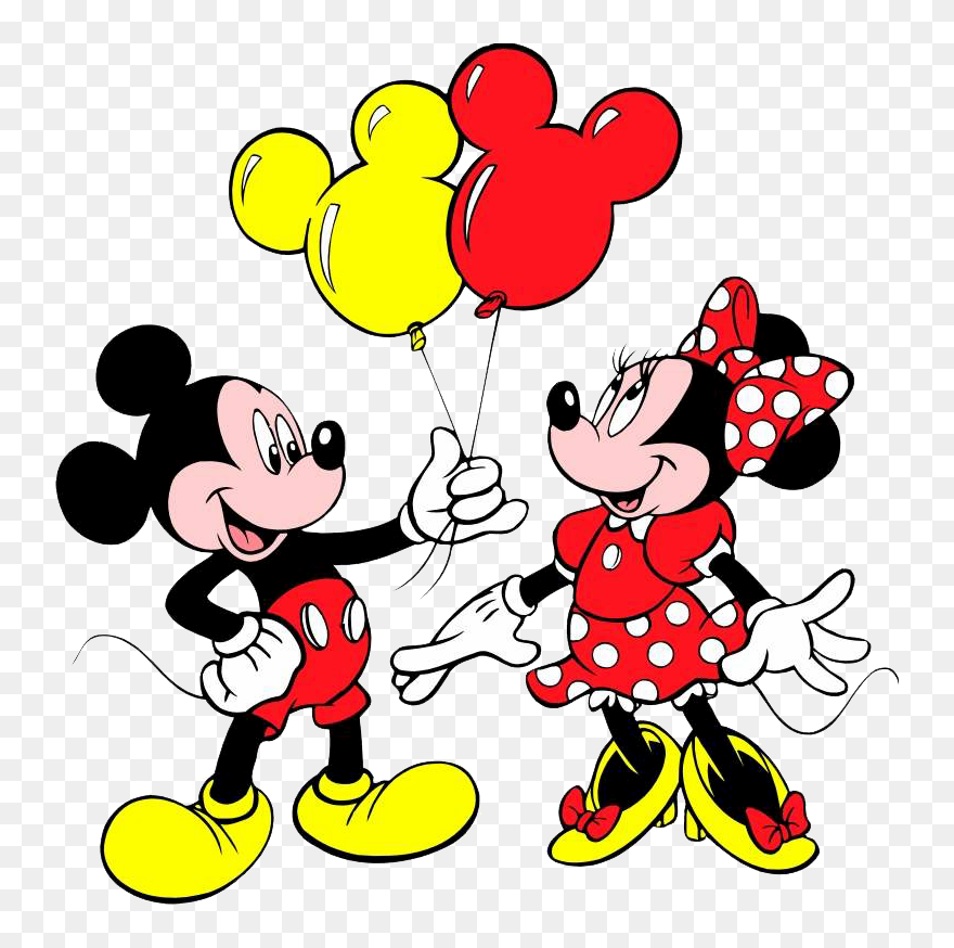 Mickey Snowflake Clipart - Minnie Mouse Y Mickey Mouse - Png Download