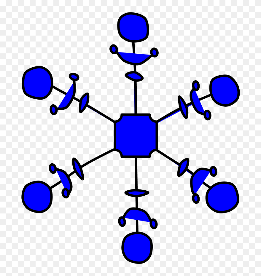 Snowflake, Blue - Portable Network Graphics Clipart