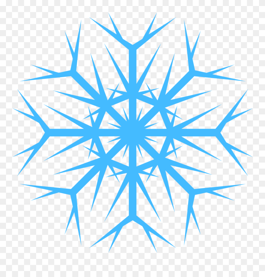 Frozen Snowflake Clipart Transparent Background - Snowflake Hd Png